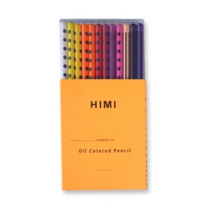 HIMI Colors Geometry City Oil Colored Pencil 24pc