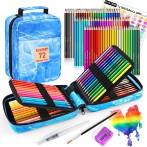 KALOUR Professional Watercolor Pencils 72pc