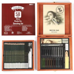 Kalour Professional Sketching Set - 58pc
