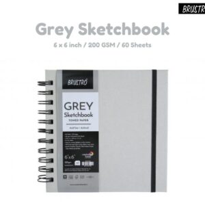 Brustro Grey Sketchbook (6 x 6 inch)