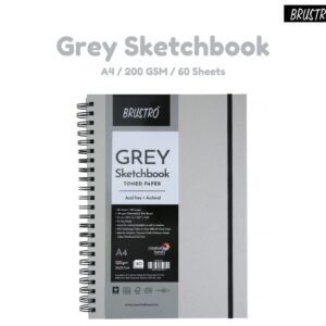 Brustro Grey Sketchbook A4