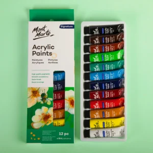 Mont Marte Acrylic Paint Set 12pc x 8ml