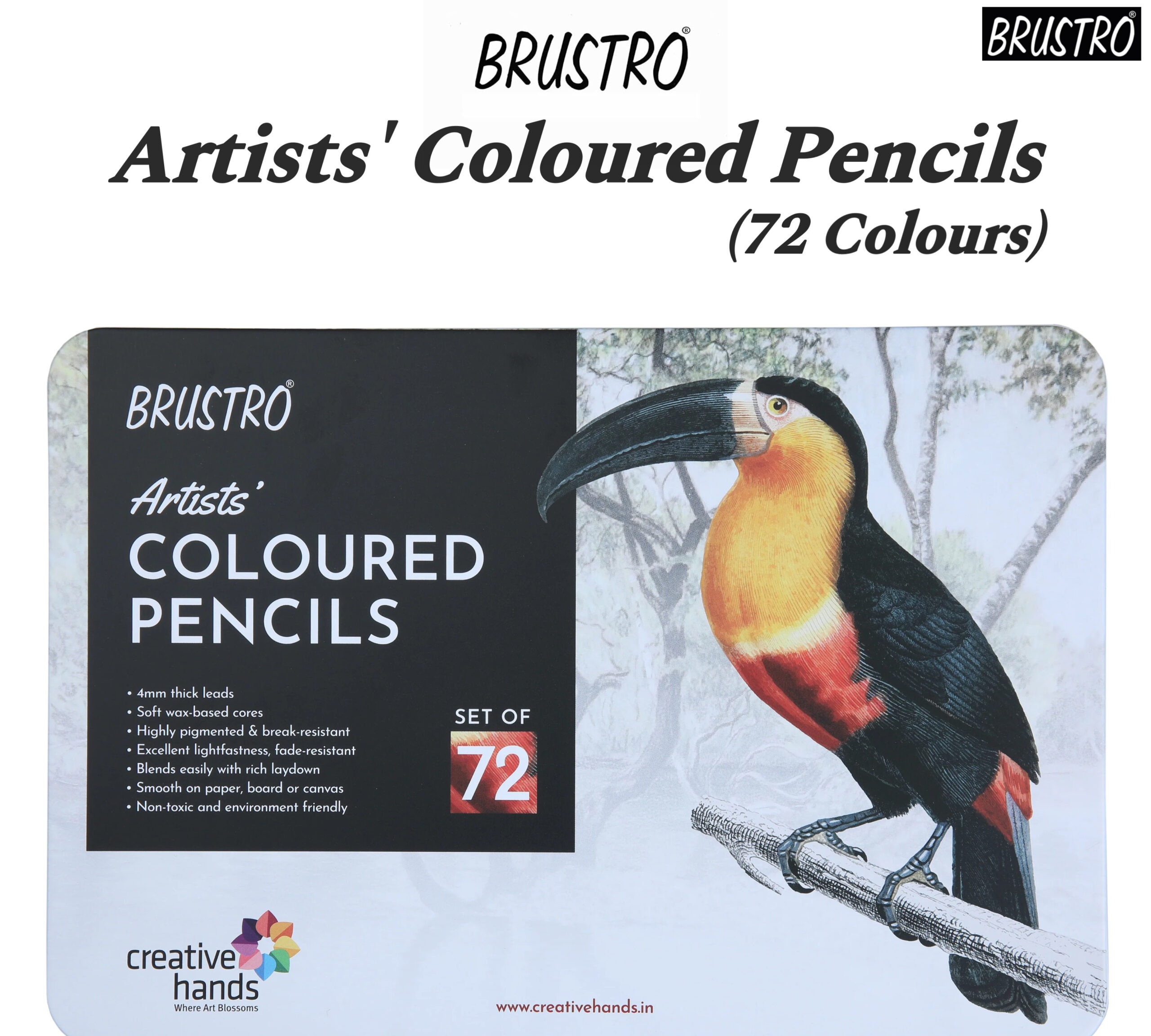Brustro Artists Colour Pencils 72pc