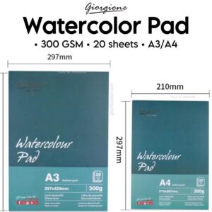 Giorgione Watercolour Pad A3 300GSM