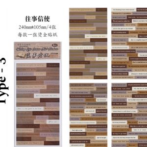 Writing Life Series Text Stickers - Type 3
