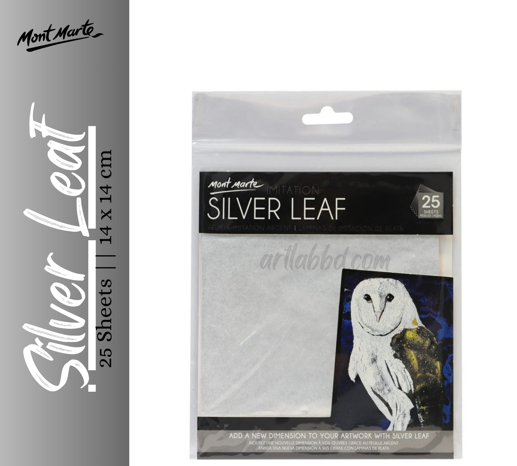 Mont Marte Silver Leaf