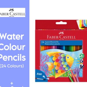 Faber-Castell Watercolour Pencils 24pc