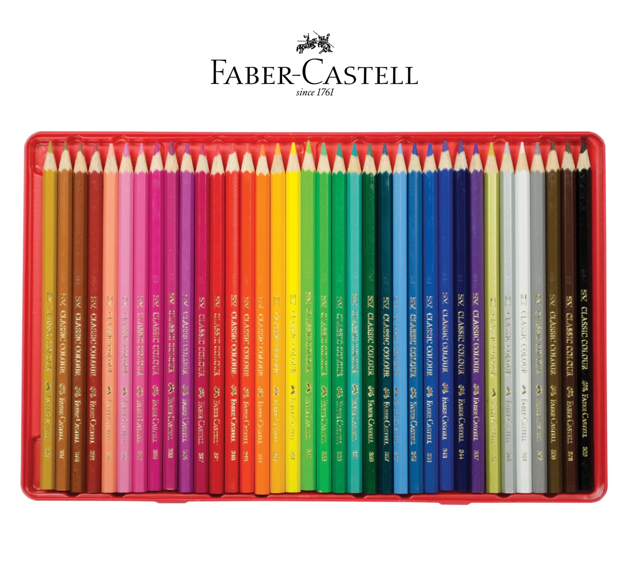 Faber Castell Classic Colour Pencils 36pc - Image 2