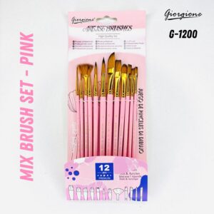 Giorgione Mix Brush Set Pink - G1200