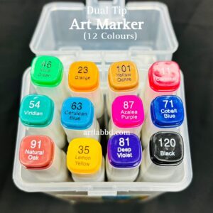 Chinise Dual Tip Art Markers 12pc