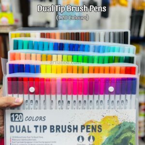 Dual Tip Brush Pens 120 Colours