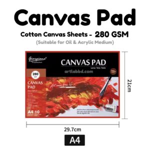 Giorgione Canvas Pad A4 280GSM