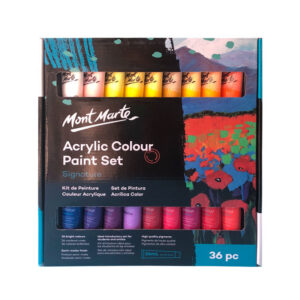 Mont Marte Acrylic Colour Paint Set Signature 36pc x 36ml
