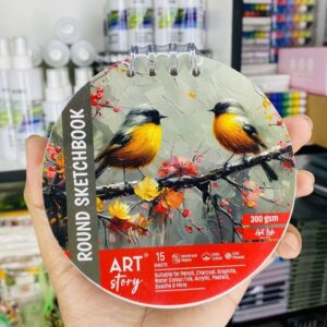Art Story Round Sketchbook - M (5 inch)