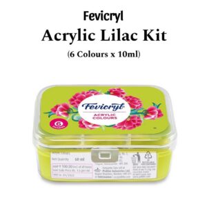 Favicryl Acrylic Colour Set - Lilac Kit (6 Colour x 10ml)