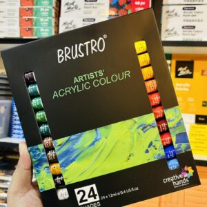 Brustro Artist Acrylic Colour Set - 24pc x 12ml