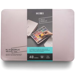 Himi Acrylic Paint 48 Colours x 12ml