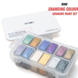 HIMI Changing Colours Gouache Paint Set - 12ml/12Colors