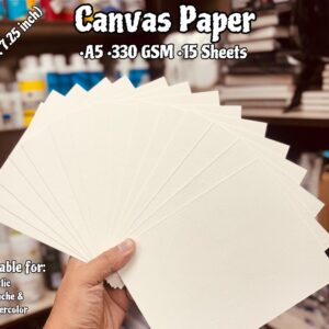 AL Canvas Paper Pack A5 (15 sheets)
