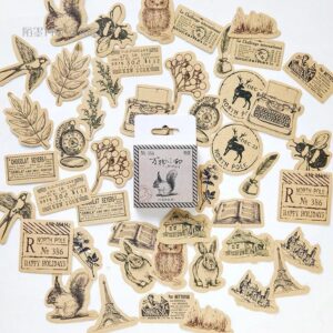 Vintage Squirrel Stickers