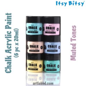 Home Decor Chalk Paints - Muted Tones (6pc x 20ml)
