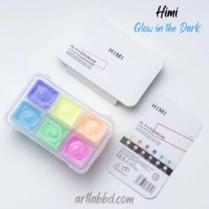 HIMI Gouache Glow in The Dark (6 x 23ml)