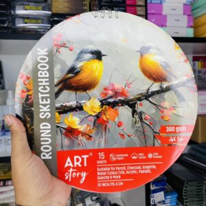 Art Story Round Sketchbook – XL (10 inch)
