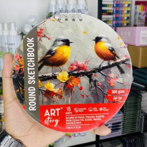 Art Story Round Sketchbook – L (7 inch)