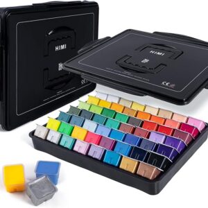 HIMI 56 Colors 30ml Gouache Paint Set (Black Box)