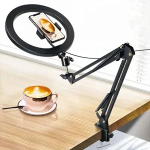Overhead Arm Stand with Ring Light