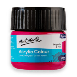 Mont Marte Acrylic Colour Paint Signature 100ml - Magenta
