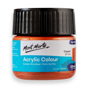 Mont Marte Acrylic Colour Paint 100ml – Copper