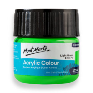 Mont Marte Acrylic Colour Paint 100ml – Light Green