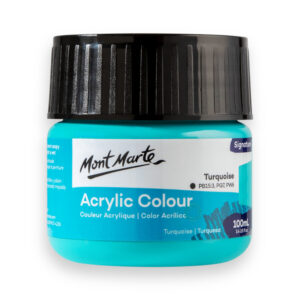 Mont Marte Acrylic Colour Paint 100ml – Turquoise
