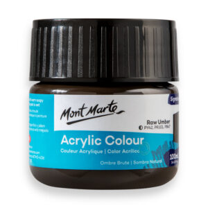 Mont Marte Acrylic Colour Paint 100ml – Raw Umber