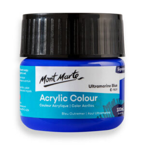 Mont Marte Acrylic Colour Paint 100ml – Ultramarine Blue