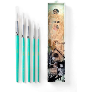 Himi Paint Brushes 5pc (Green)
