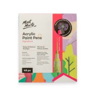 Mont Marte Acrylic Paint Pens Broad Tip Signature 48pc