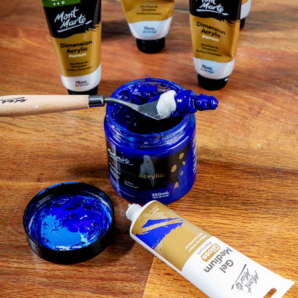 Mont Marte Gel Medium Gloss Premium 75ml - Image 5