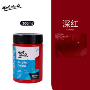 Mont Marte Acrylic Colour Paint Signature 300ml – Crimson