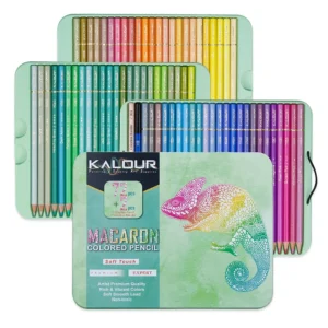 KALOUR 72 Piece Macaron Colored Pencils Set