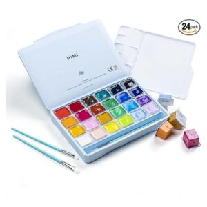 HIMI 24 Colors 30ml Gouache Paint Set