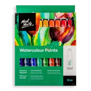 Mont Marte Watercolour Paints Signature 18pc x 12ml