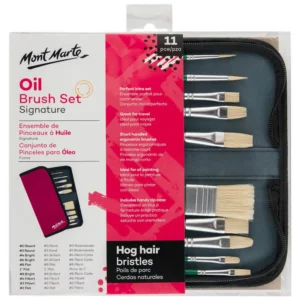 Mont Marte Oil Brush Set Signature 11pc