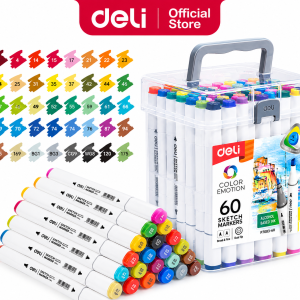 Deli Sketch Marker 60pc