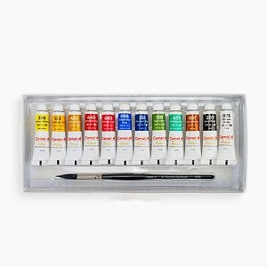 Camel Artist Watercolor 12 Shades 9ml + 1 Mop Brush - image 3