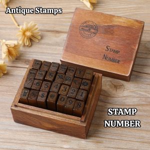 Antique Wooden Stamps – Numbers