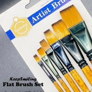 Keep Smiling Flat Brush Set 6pc
