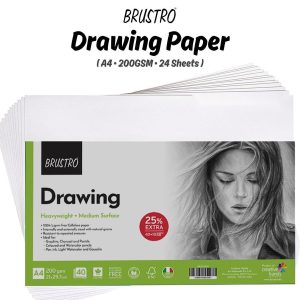 Brustro Drawing Paper (200 GSM) – A4